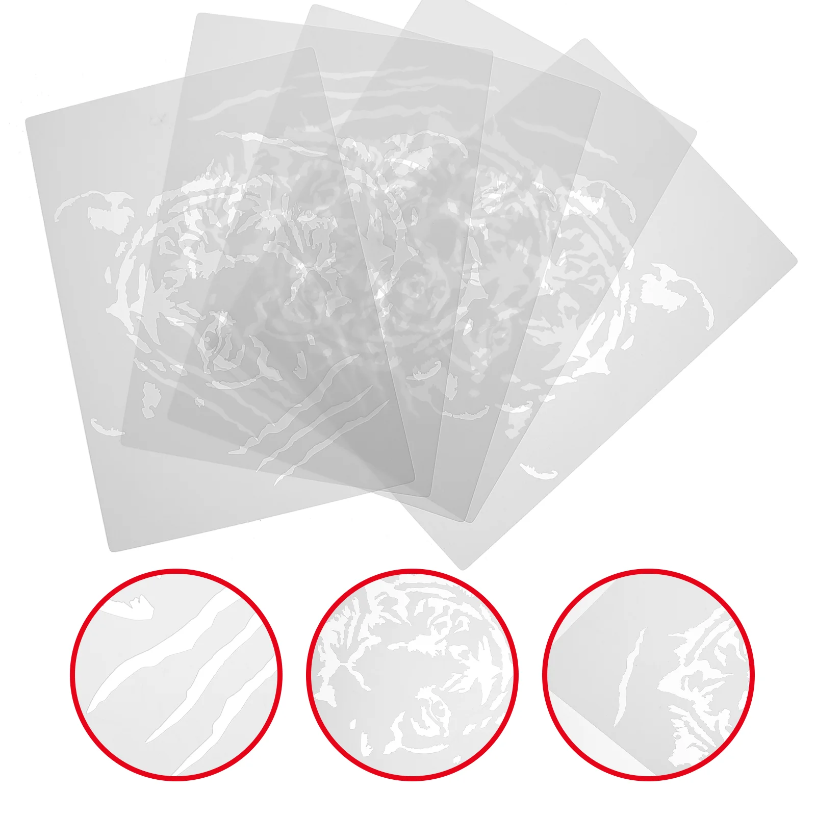 

5 шт., трафареты для украшения альбома