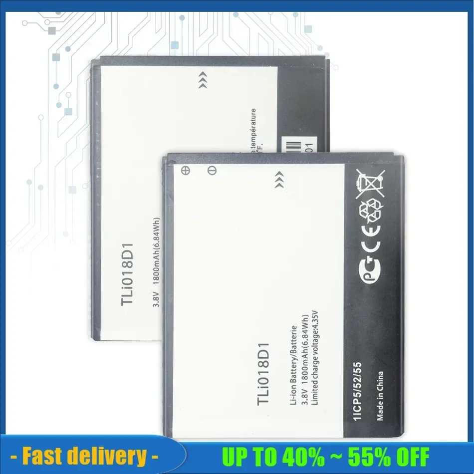 Аккумулятор TLi018D1 1800 мАч для мобильного телефона Alcatel One Touch Onetouch OT-5038 OT-5051D OT-5051X Pixi 35