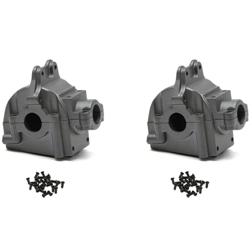 

Metal Wave Box Gear Box Shell Cover Differential Housing 144001-1254 For Wltoys 144001 1/14 RC Car Parts,Titanium 2Pcs