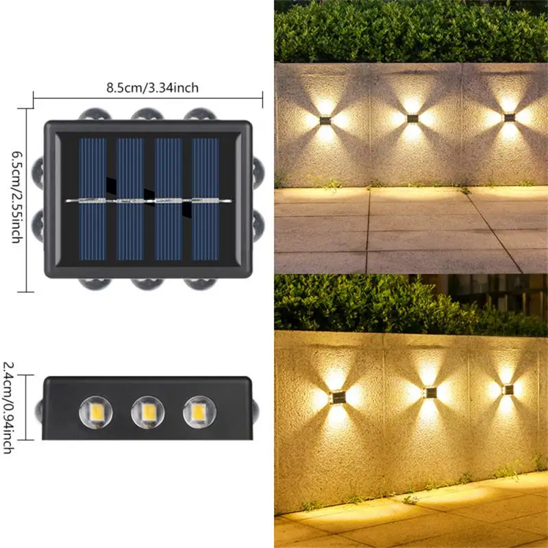 

Large Capacity Battery Garden Lights Outdoor Lighting Garden Decoration Outdoor Wall Light Garden Wall Light Solar Light Sturdy
