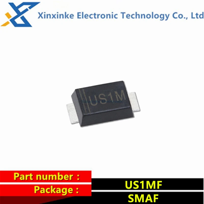 

50PCS US1MF SMAF 1000V 1A SMD Fast Recovery Diode Rectifier