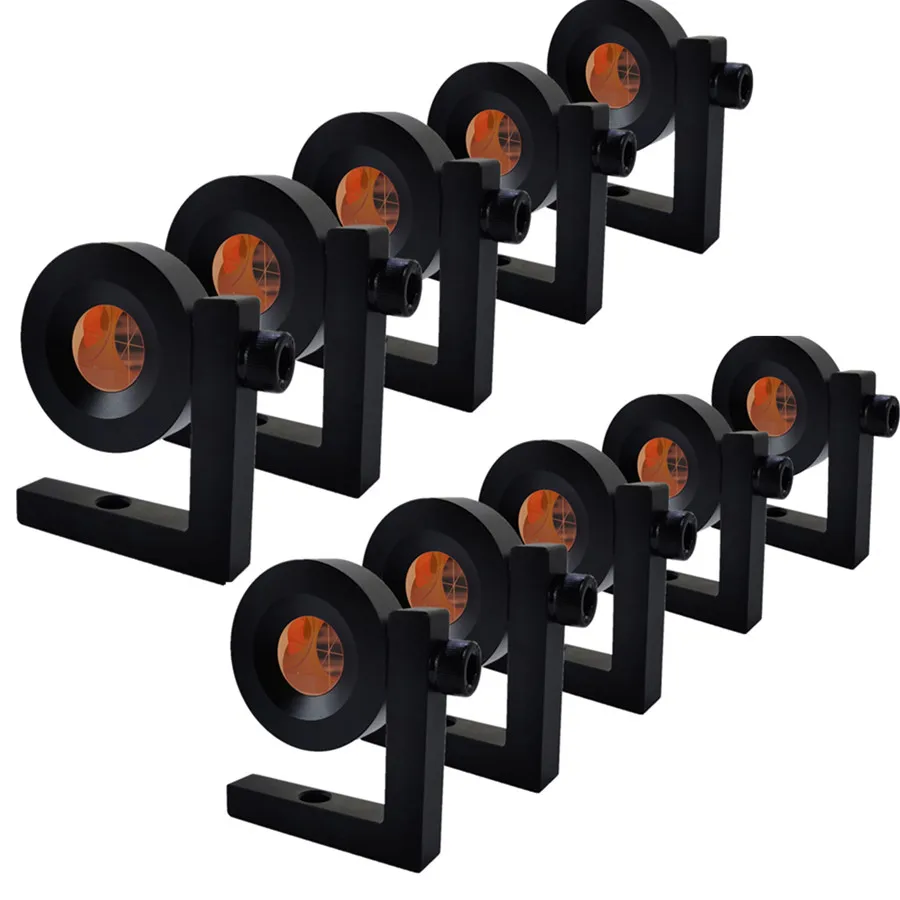 

10pcs L bar 90 degree L type Copper-coated mini prism for LEICA total stations replace GMP104 surveying instrument