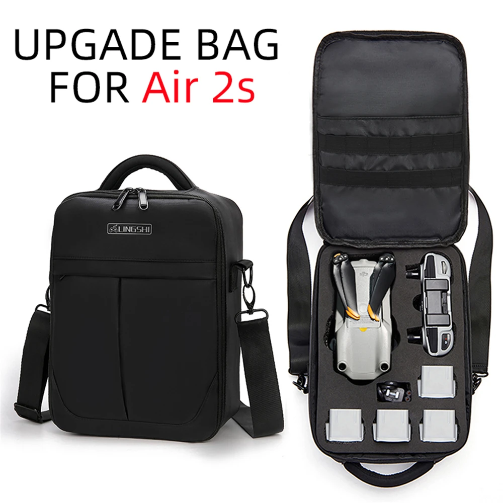 

Ugrade Shoulder Bag Backpack for DJI Air 2S/Mavic Air 2 Quadcopter Accessories Shockproof Shoulder Carry Case Storage Bags