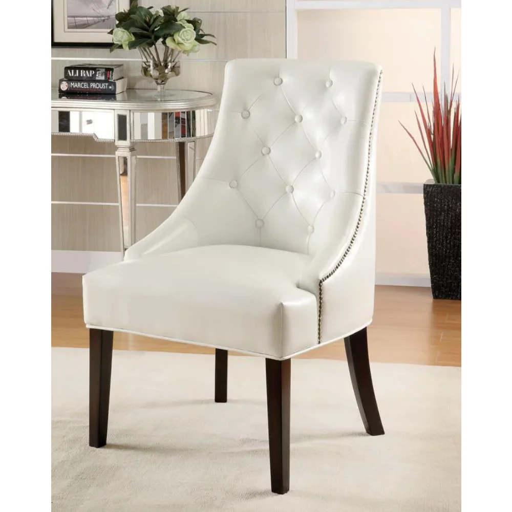 

Casual White Accent Lounge Chair