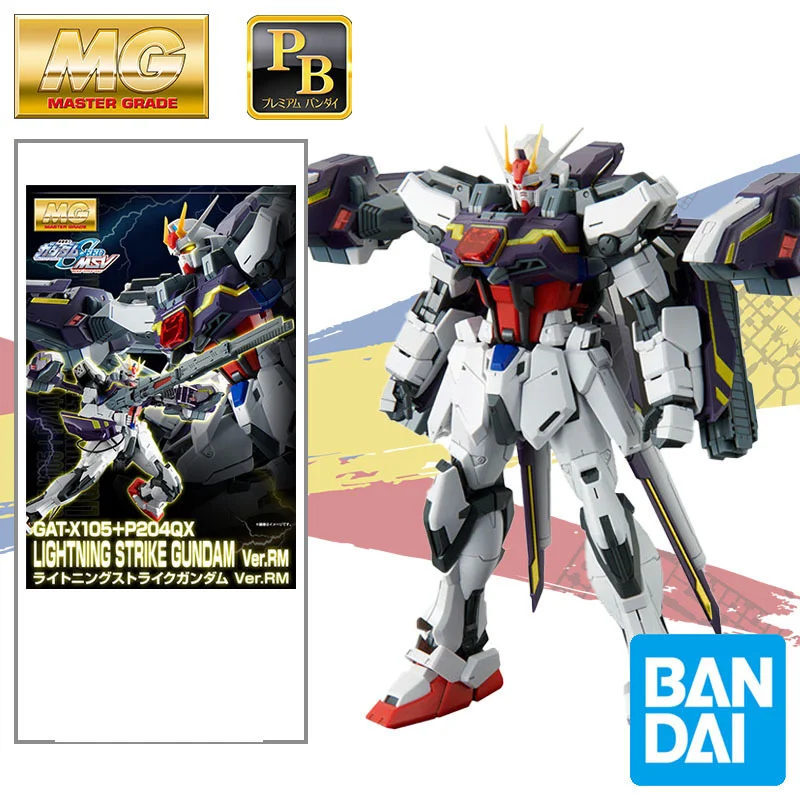 

Оригинальный Bandai MG MSV - GAT-X105 + P204QX Lightning Strike Gundam - Ver. Сборная Коллекционная экшн-фигурка RM