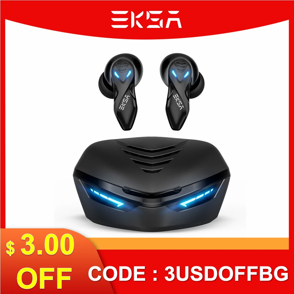 Беспроводные Игровые наушники EKSA GT1 TWS с микрофоном низкой задержкой 45 мс 36 часов