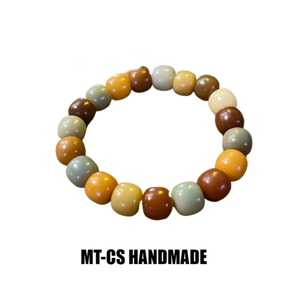 

True Bodhi Root Bracelet Play Buddha Bead Student Plate Play Gradient HandString Male Valentine's Day Gift for Relieving Stress
