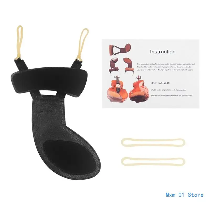 

Violin Shoulder Chinrest Pad Replacement Sheepskin Soft Violin Shoulder Chin Rest Pad Soft Cover Protector Durable Drop shipping