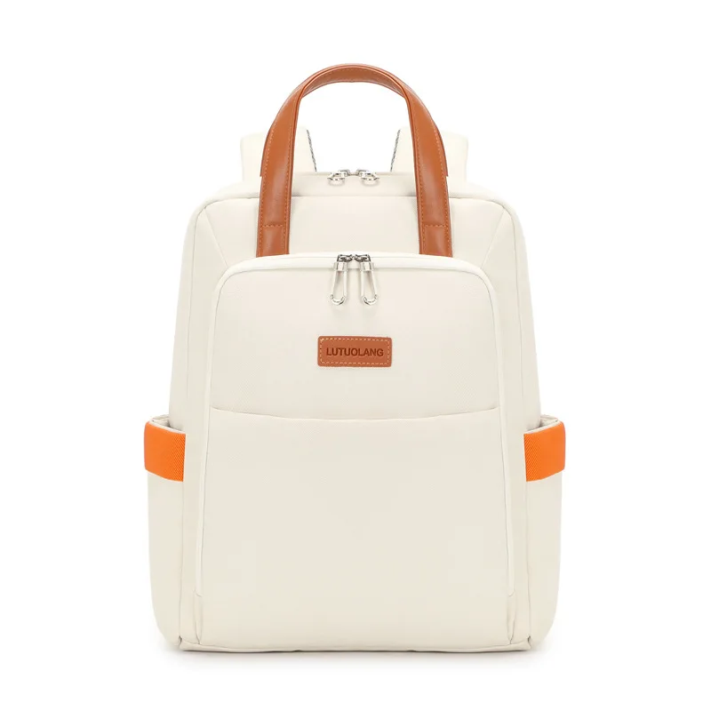 

New Multifunctional Stylish Computer Women's Backpack 15.6 Inch Laptop Simple School Bag For Teenage Girls