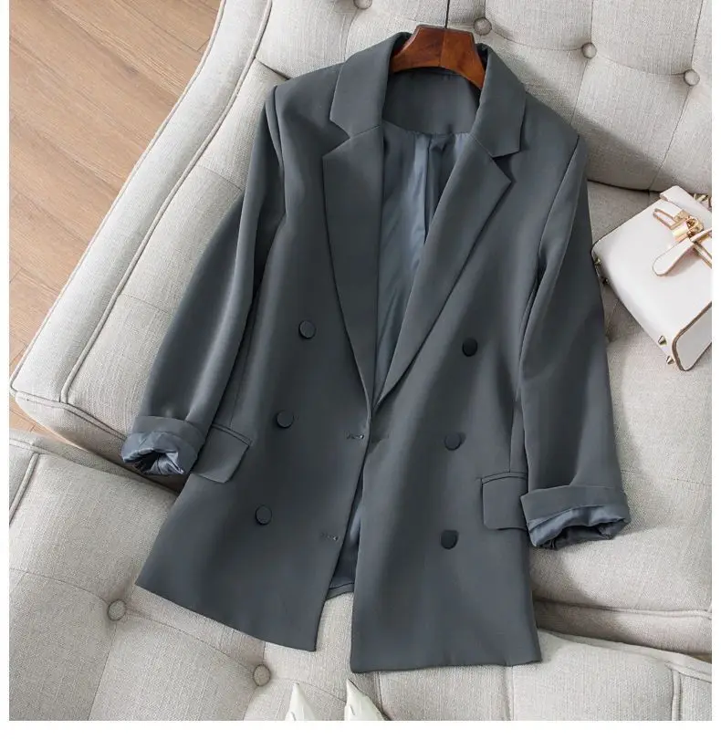 

First line large brand discount cut label women's clothing removed trade tail list inventory draped suit jacket loose suit