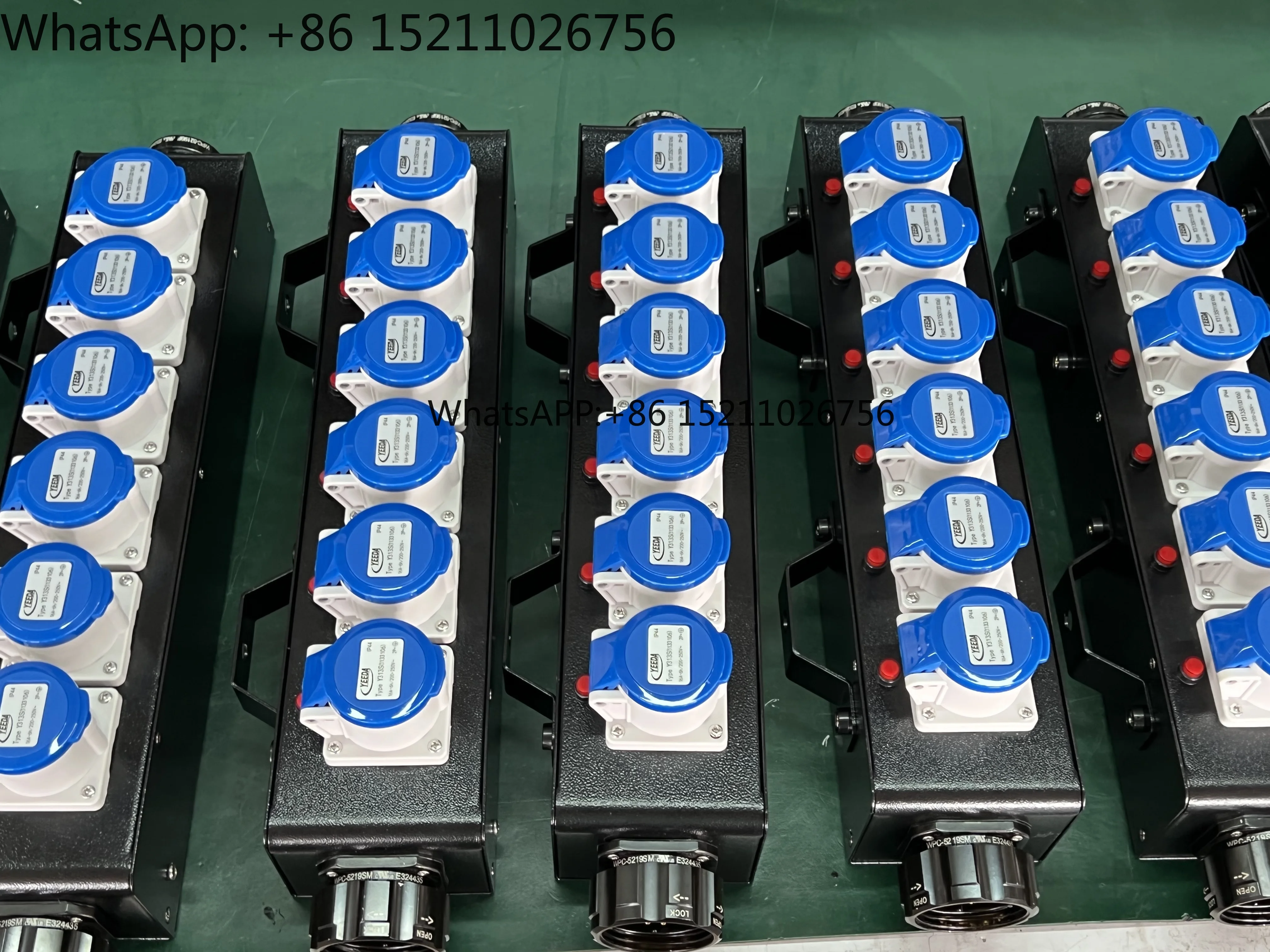 Socapex to CEE Box 6*16A CEE 3P Выходная распределительная коробка питания 6*16A для небольших сценических оборудования (art.: 3920d40d3cd48) - 3920d40d3cd48
