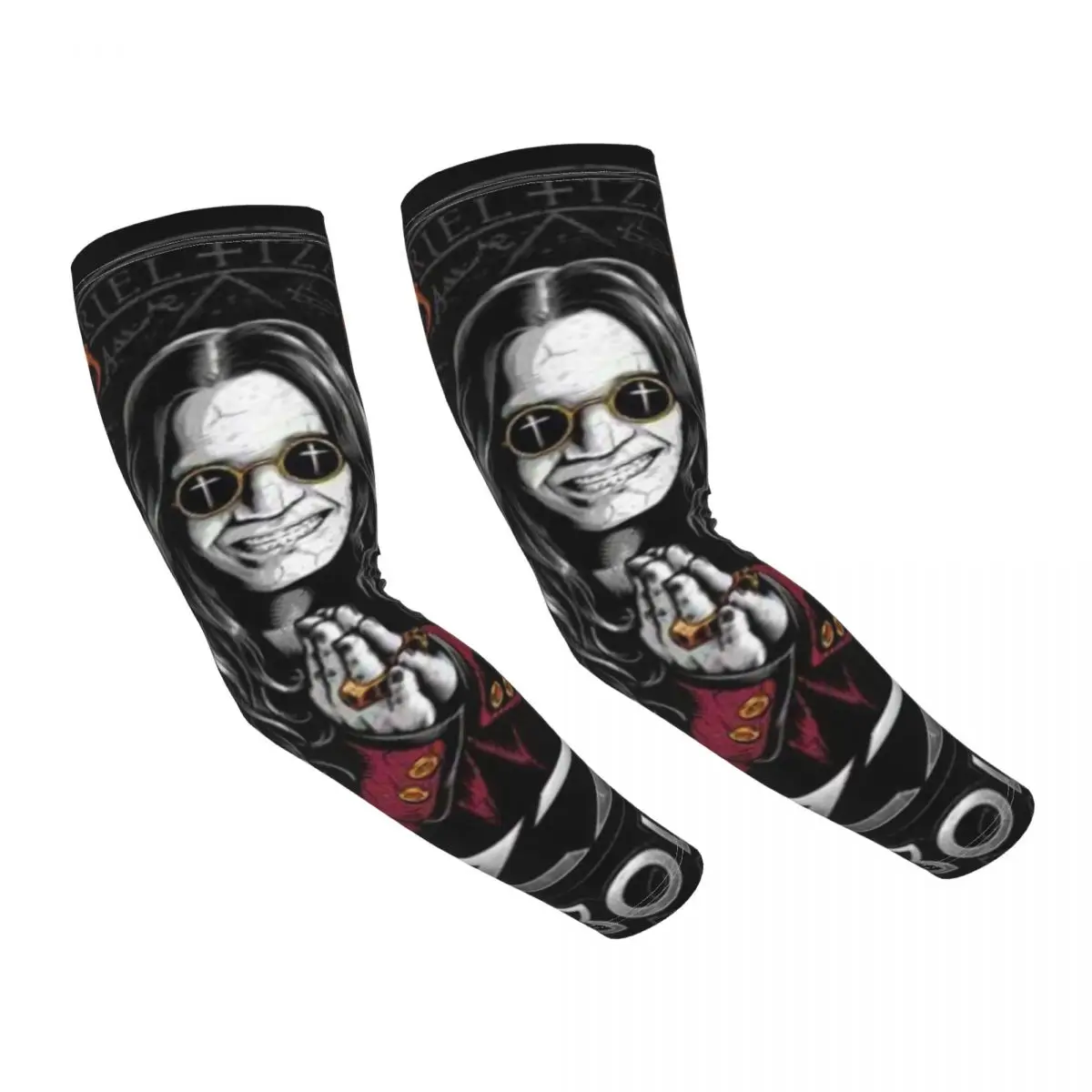 

Нарукавник Ozzy osосвен из тяжелого металла, музыкальный певец, защита от УФ-лучей, охлаждающие нарукавники для мужчин и женщин, Спортивная накидка для татуировок и рыбалки