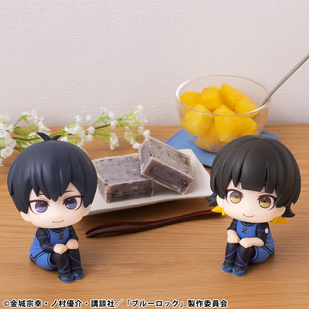 

Anime peripheral figure BLUE LOCK Fengle Hui Isagi Yoichi figure model Q version hand do classic hand do