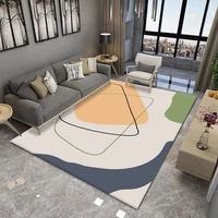 nordic geometric rug living room luxury bedroom bedside large non slip carpet living room carpet decoration protective floor mat