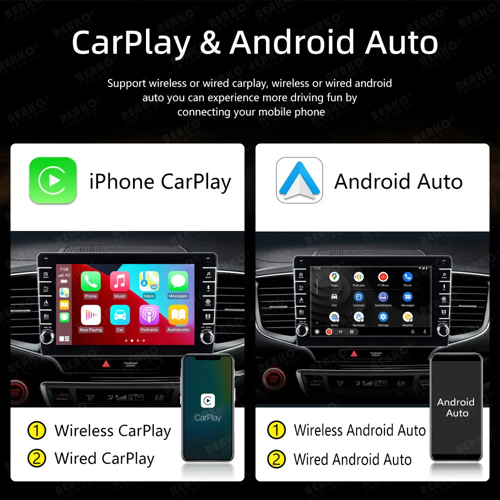 Фото 8-дюймовый автомобильный радиоприемник с Bluetooth, CarPlay, GPS, Android Auto, HD-камерой заднего вида для Ford Transit MK8 Tourneo Custom 150 250 350 №4