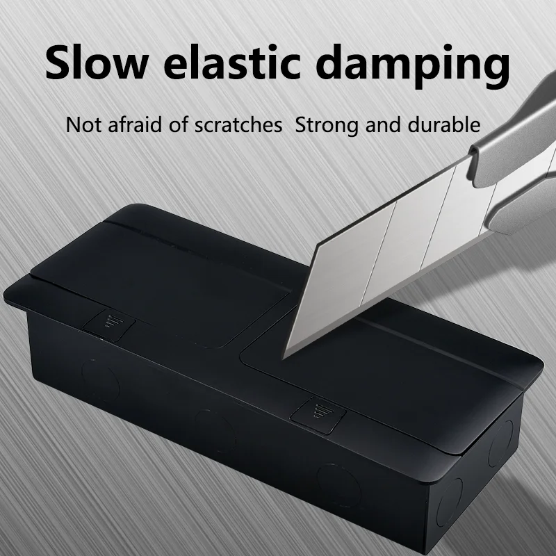 Настольная розетка европейского стандарта с USB-разъемом HDMI всплывающая