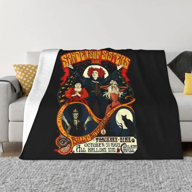 

Флисовое одеяло с героями мультфильма «сестры Сандерсон»