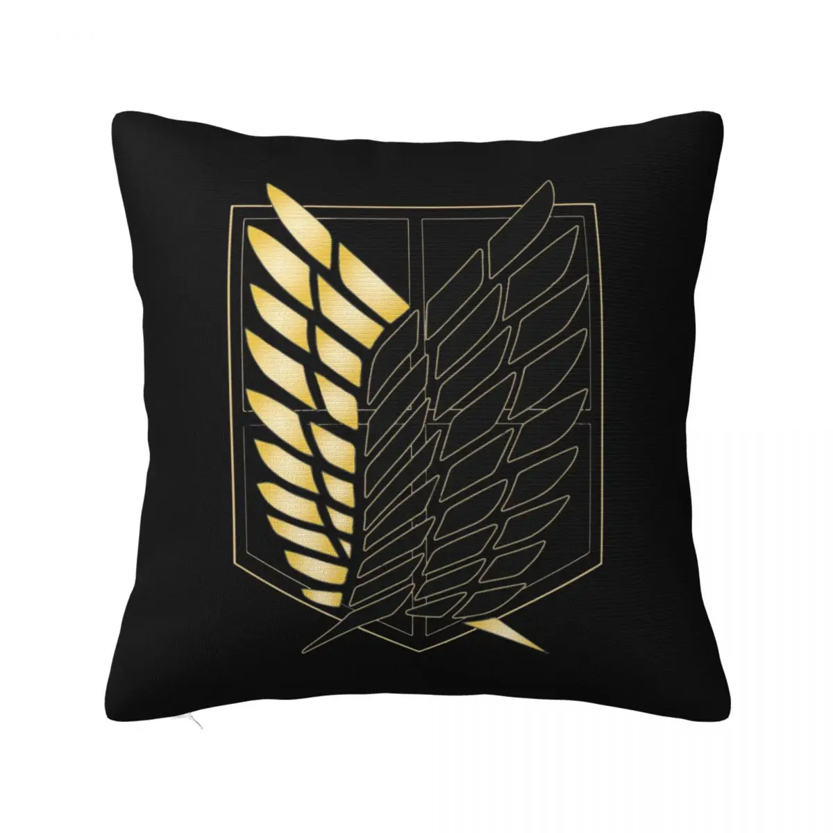 

Shingeki No Kyojin Attack On Titan Pillowcase Printing Polyester Cushion Cover Gift Anime Pillow Case Cover Home Zipper 45X45cm