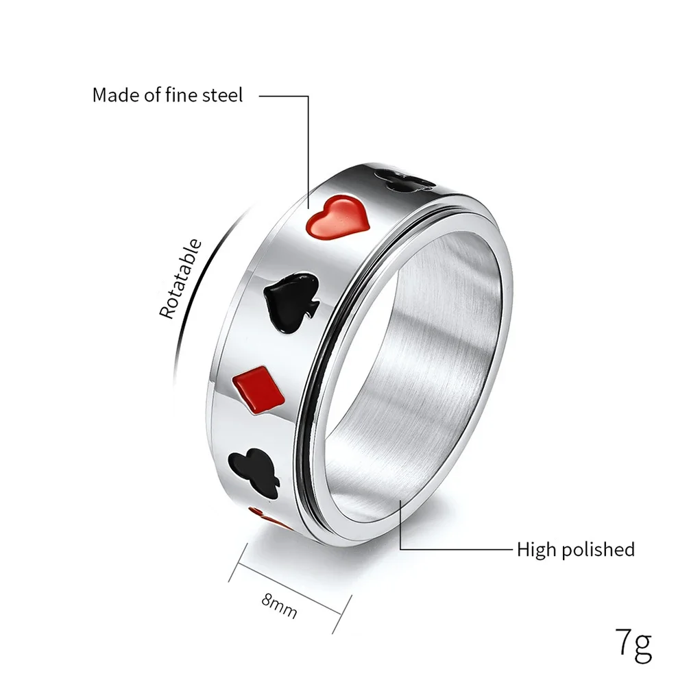 Кольцо-спиннер для игры в покер