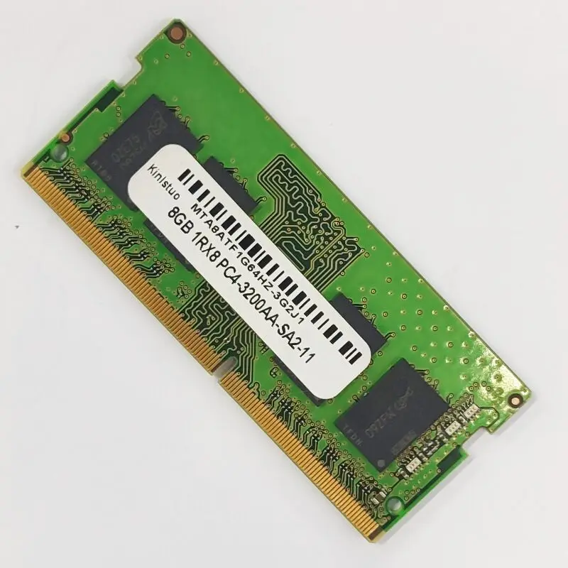 Kinlstuo RAMS DDR4 8 Гб 3200 МГц память для ноутбука DDR4 8 Гб 1RX8 PC4-3200AA-SA2-11 260PIN SODIMM память для ноутбука 1,2 в