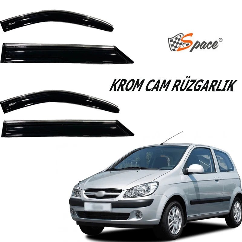 

Хромированная стеклянная капота 1,2 мм для Hyundai Getz 2002 4 'lü / CARU447
