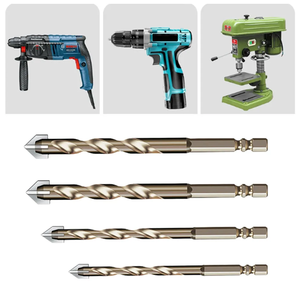 Сверхмощный сверлильный инструмент для шестигранной плитки стекла цемента