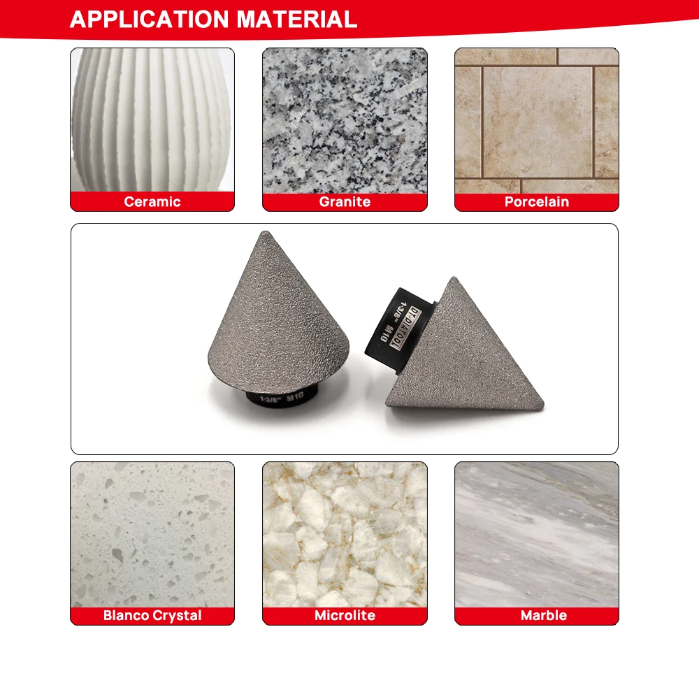 1 шт. диаметр 50 мм алмазные фаски Фрезы для плитки камня керамики отверстий