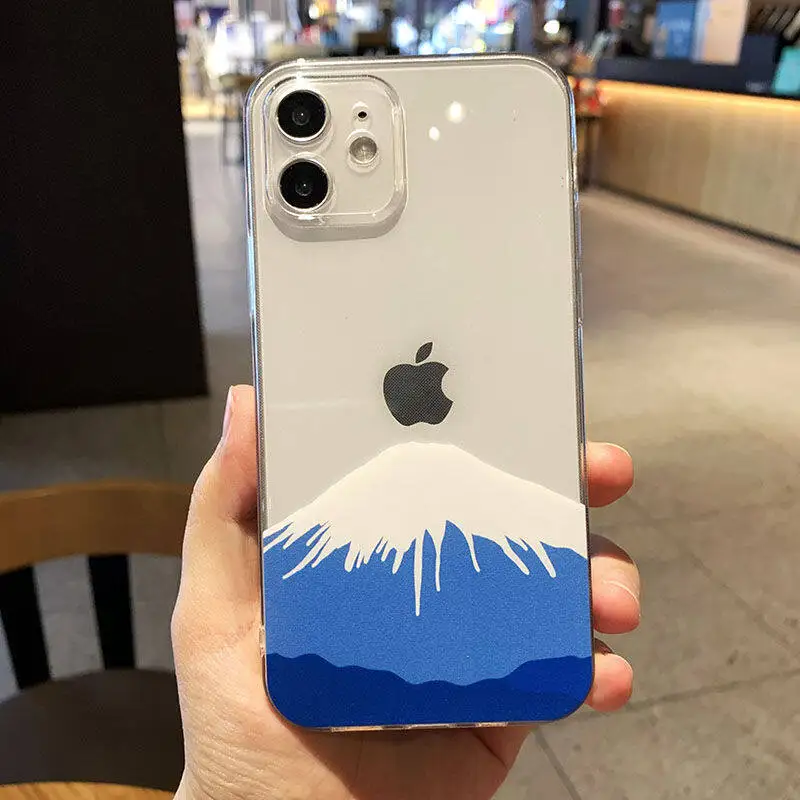 

NOHON Case For VIVO S1 V15 V17 V19 V20 V21 Y11 Y17 Y20 Y50 Y51 Y72 Y91 snow mountain Fashion soft back cover