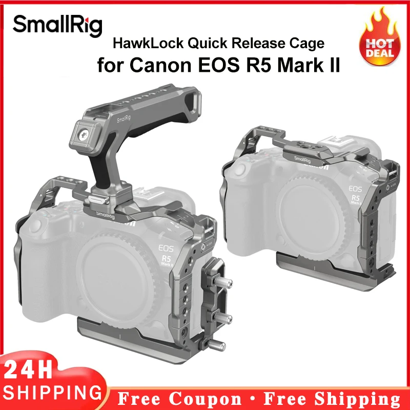 Быстросъемная клетка SmallRig HawkLock для Canon EOS R5 Mark II 4977/5029