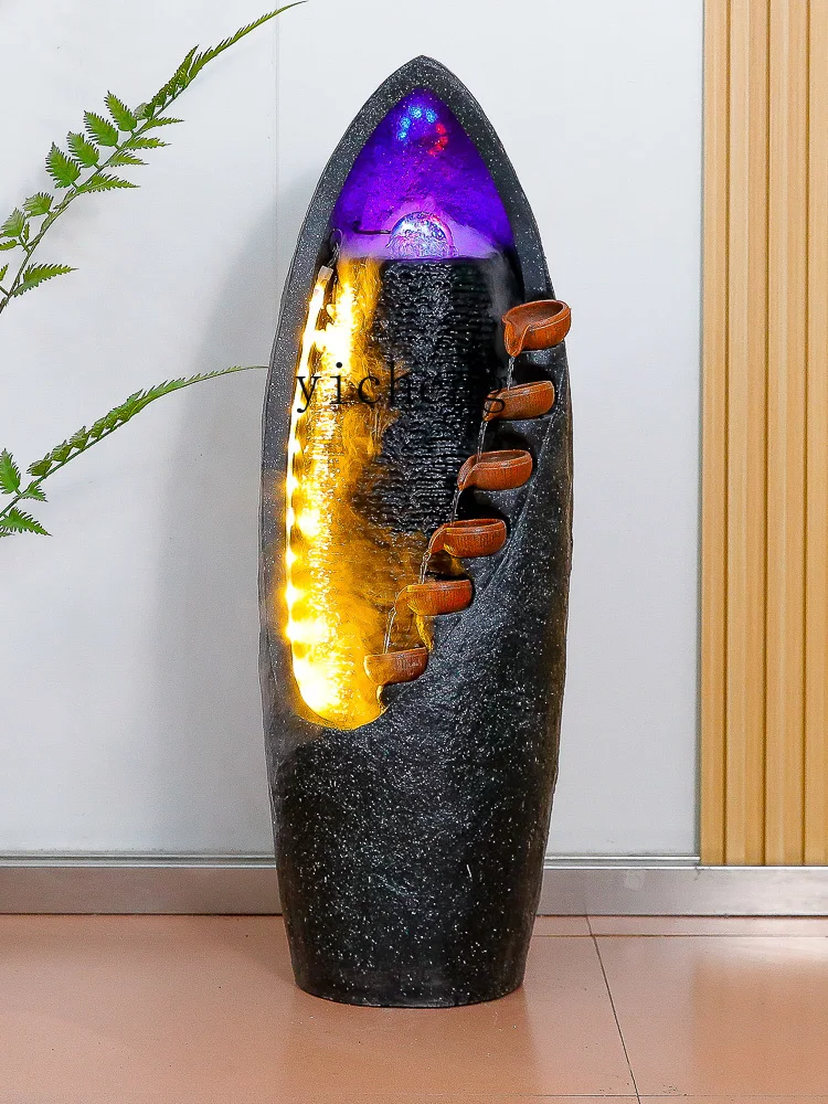 Zf мяч Fengshui водный фонтан ландшафт счастливое яйцо украшения для пола