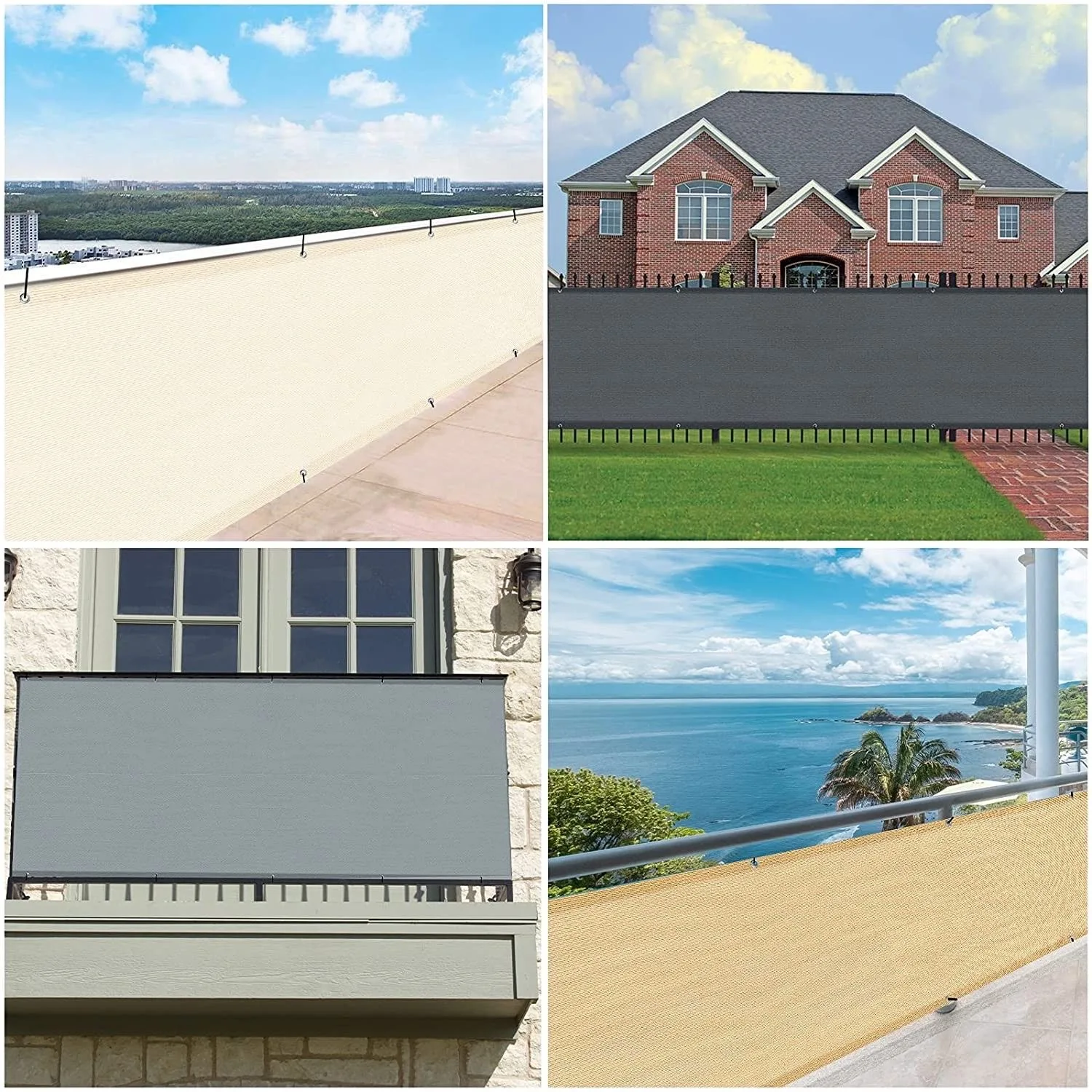 Зеленое ограждение ветрозащитный экран сверхпрочный задний двор забор для