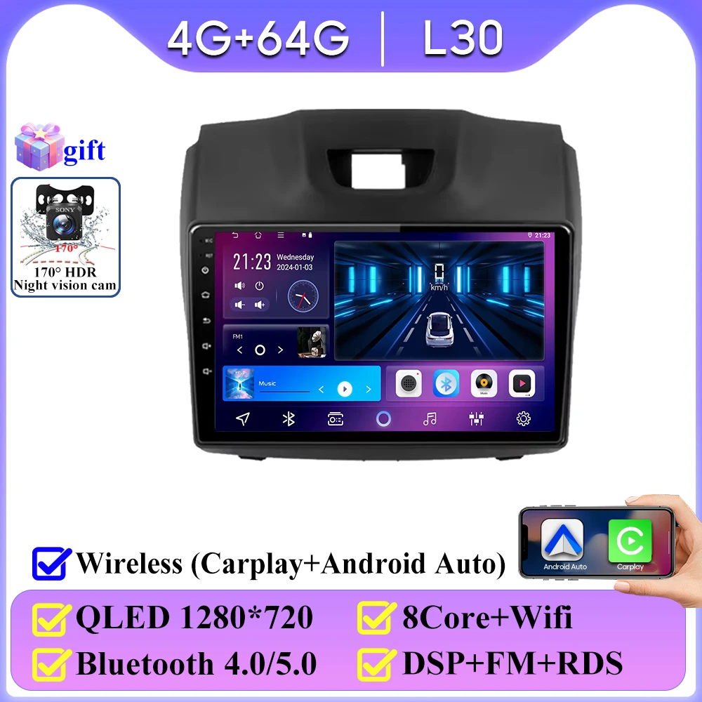

Автомобильный DVD-плеер Android Auto для Chevrolet Holden S10 Trailblazer Colorado Isuzu DMax GPS Радио Аудио Мультимедиа Стерео carplay