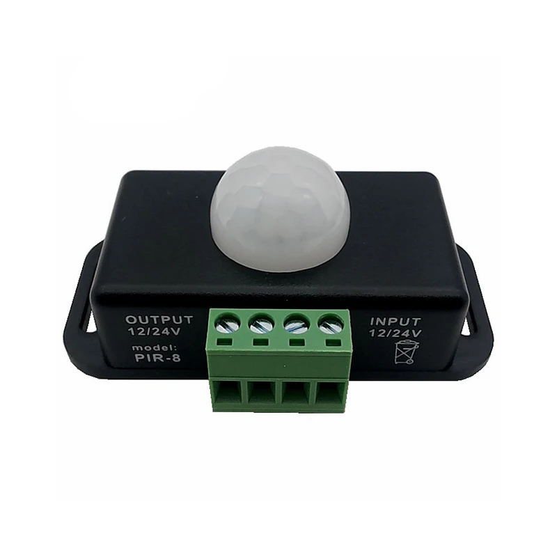 

Body Infrared PIR Motion Sensor Switch Human Motion Sensor Detector Switch For LED Light Strip Tape Ribbon Automatic DC12V/24V
