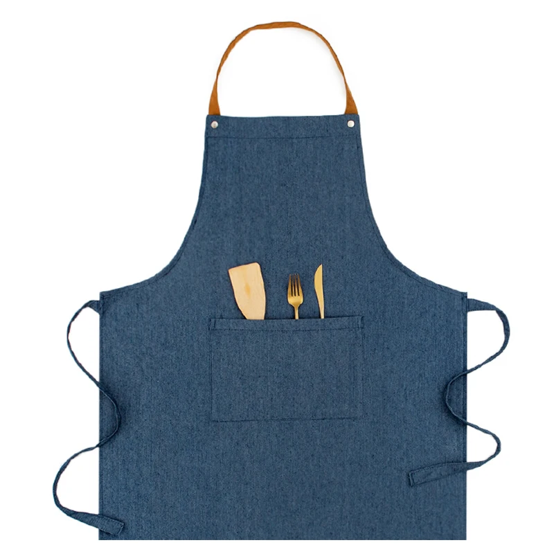 

Work Clothes Promotion Home Kitchen Women Men Micro-oil-proof Gift Pattern Advertising Apron