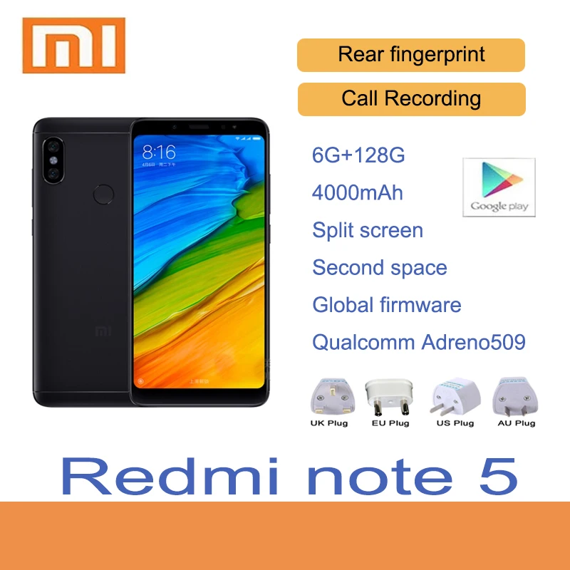Смартфон xiaomi redmi note 5 разблокированный телефон android | Мобильные телефоны и