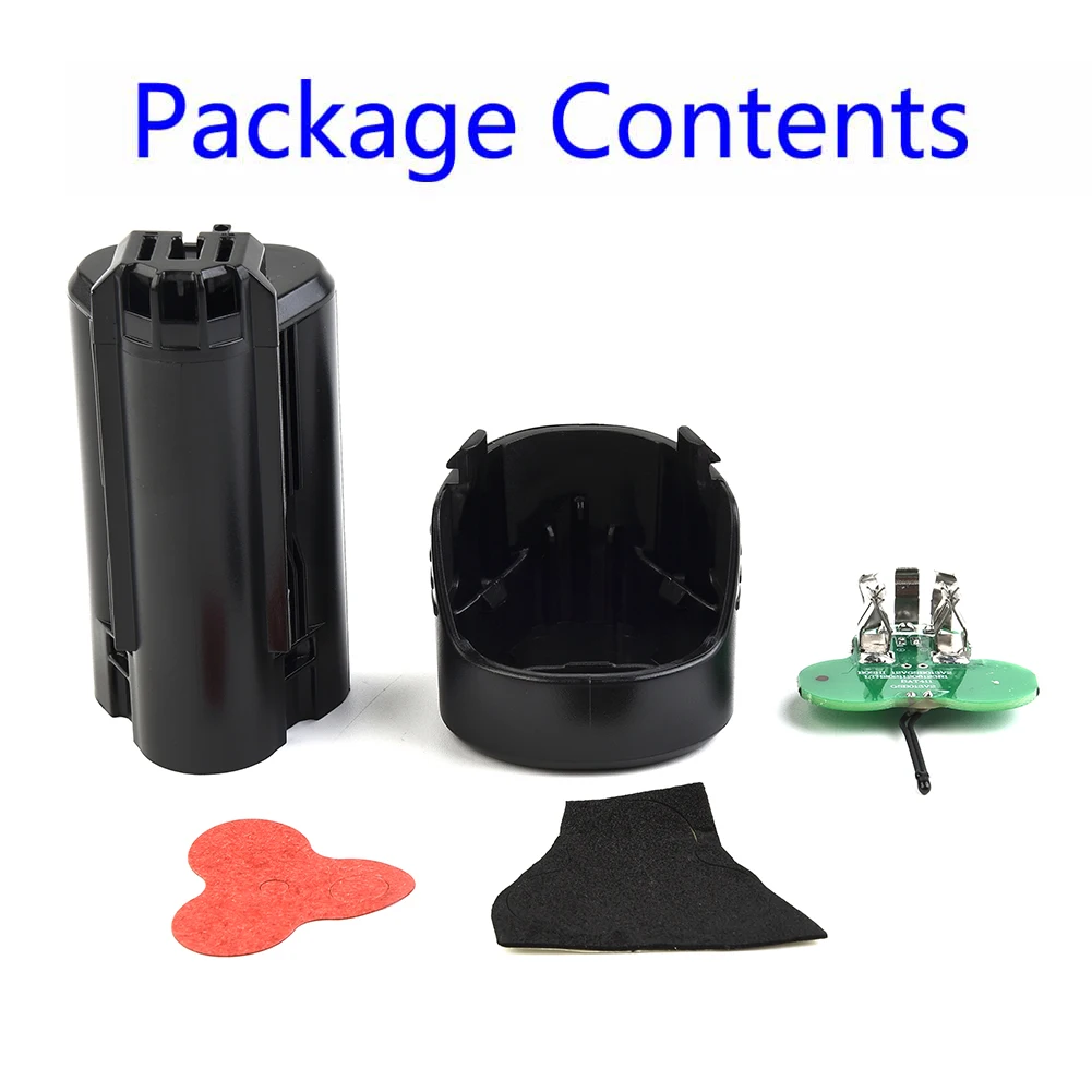 

Plastic Battery Storage Case Top Shell PCB Circuit Board For 10.8V 12V Hand Electric Drill Lithium Battery Accessories