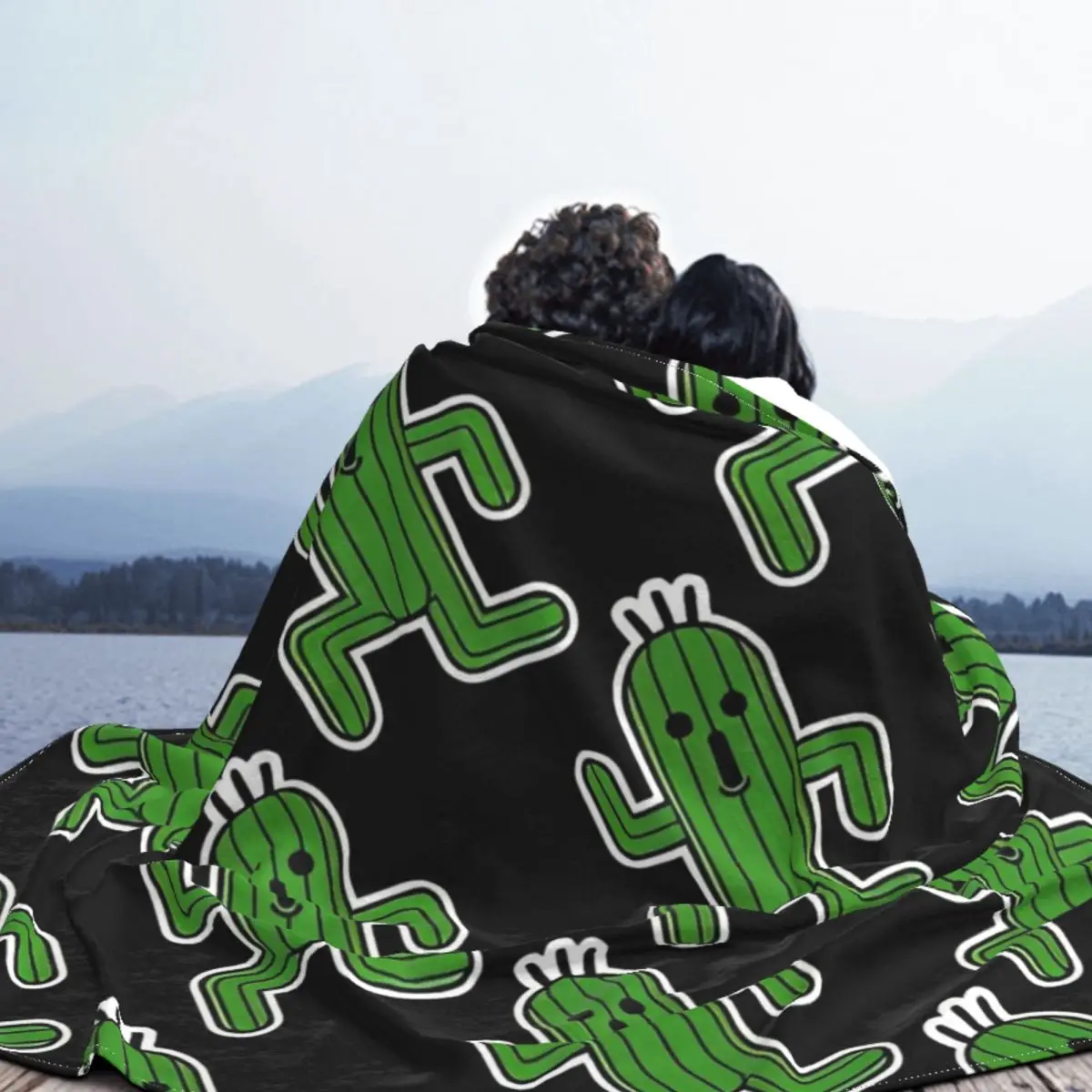 Одеяло Final Fantasy Cactuar бархатное всесезонное многофункциональное легкое тонкое