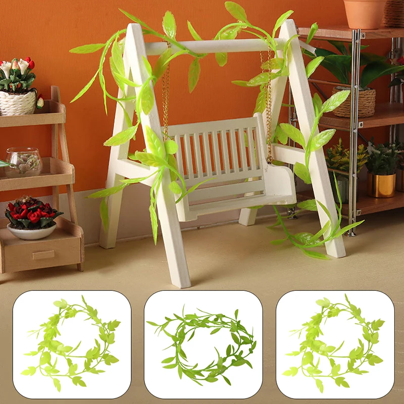

1Pc 1:12 Dollhouse Miniature Flower Vine Gardening Plant Ornament For Doll House Decor Kids Pretend Play Toys