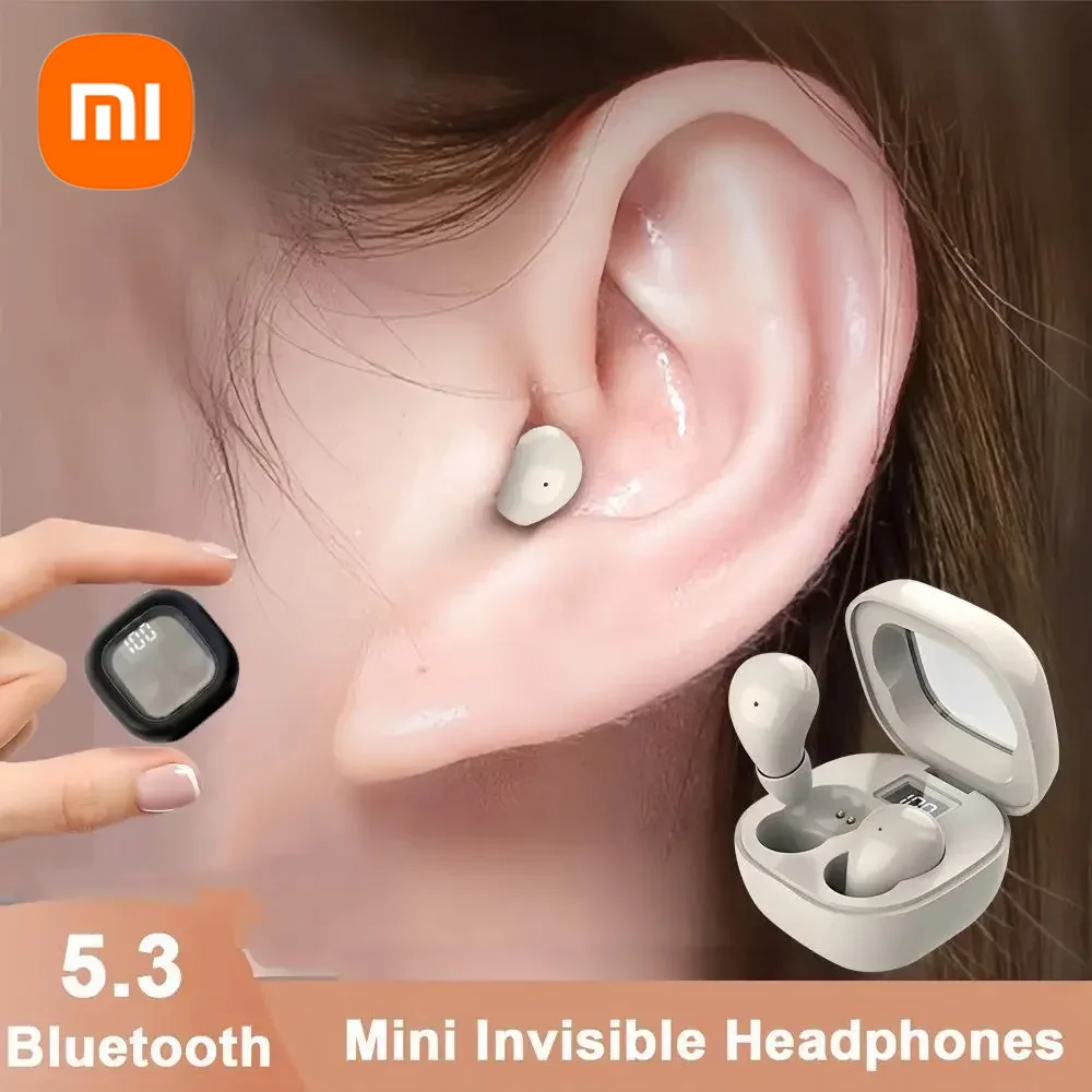 Фото Xiaomi TWS Беспроводные Bluetooth-наушники-вкладыши Невидимые наушники для сна с микрофоном Наушники с шумоподавлением Hi-Fi музыкальная гарнитура №1