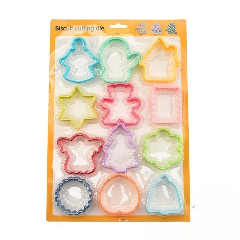 DIY пластиковая форма для печенья помадка торт печенье тиснение резак фруктов и