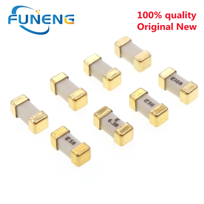 

10 шт. Gold foot 1808 125 В 0451 SMD быстрый предохранитель 1 А 2 А 3 А 4 а 5 6, 3 а 7 а 8 А 10 А 0451 Ультра-быстрые предохранители новый оригинальный Gepyun