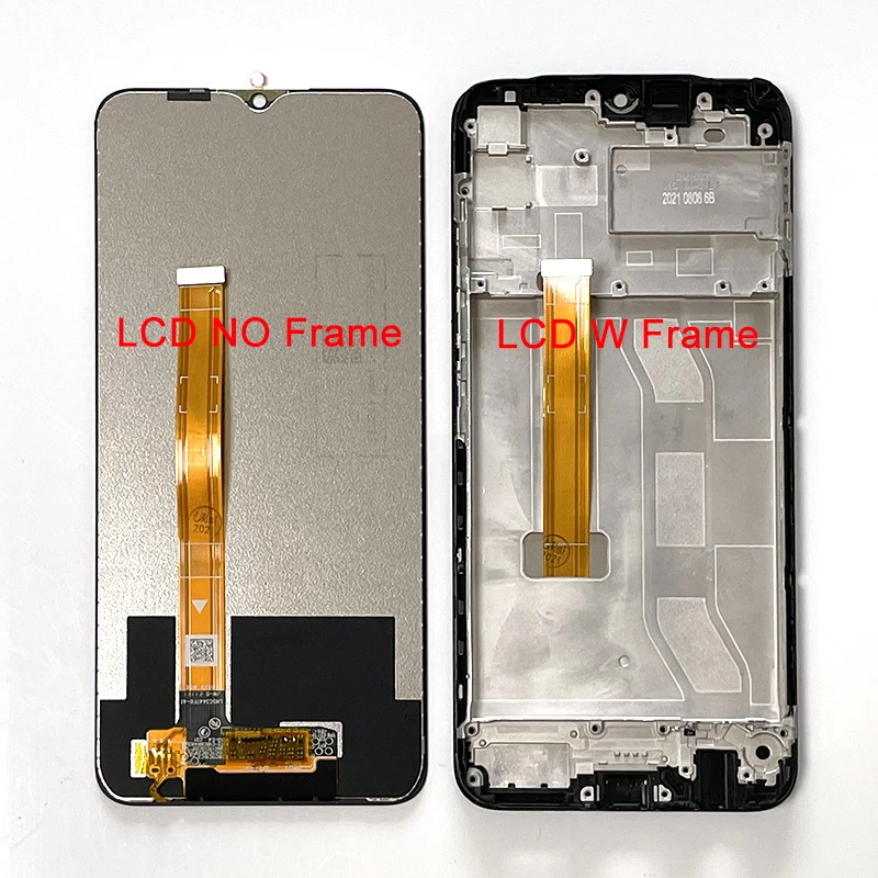 

6.5 Original For Oppo Realme 7i Global Helio G85 LCD Display Screen Frame Touch Panel Digitizer For Realme Narzo 20 RMX2193