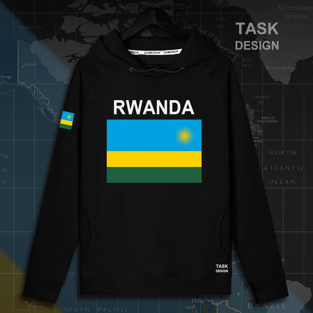 

Rwanda Rwandan Rwandese RWA RW mens hoodie pullovers hoodies men sweatshirt streetwear clothing hip hop tracksuit nation flag