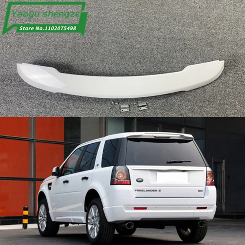 

ABS Plastic Unpainted Primer Rear Trunk Wing Spoiler 2007 2008 2009 2010 2010 2012 2013 2014 2015 For Land Rover Freelander 2