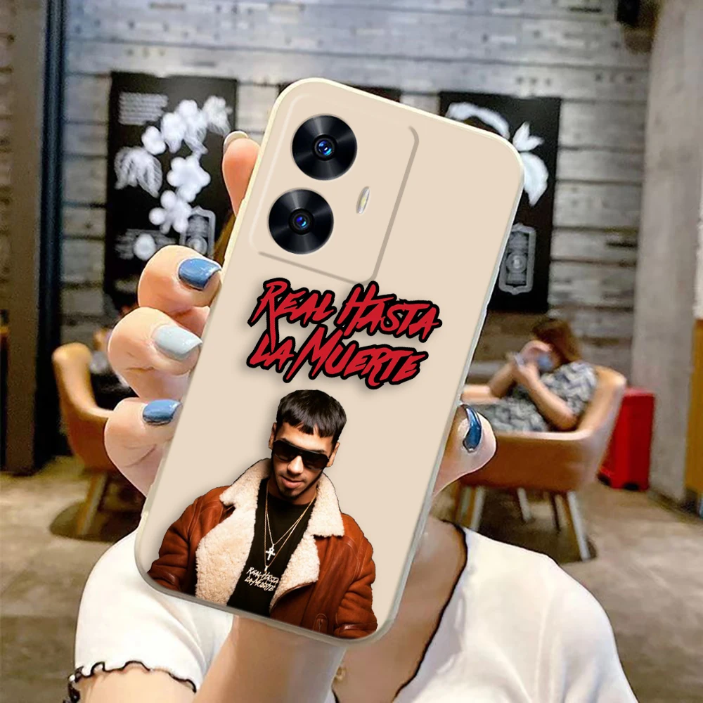 Чехол для телефона A-Anuel AA Real Hasta La Muerte Realme C65 C63 C53 C35 C55 C33 C30 C21Y C20 C12 C11 GT 2 XT NARAO 20 30 50