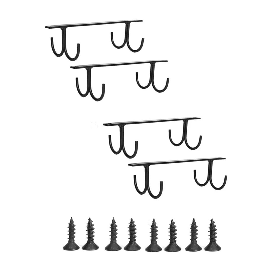 

4 шт., подставка для кружек под шкаф, кухонный стол, кружки, крючки, стеллажи для кофе, подвесной органайзер под полкой A