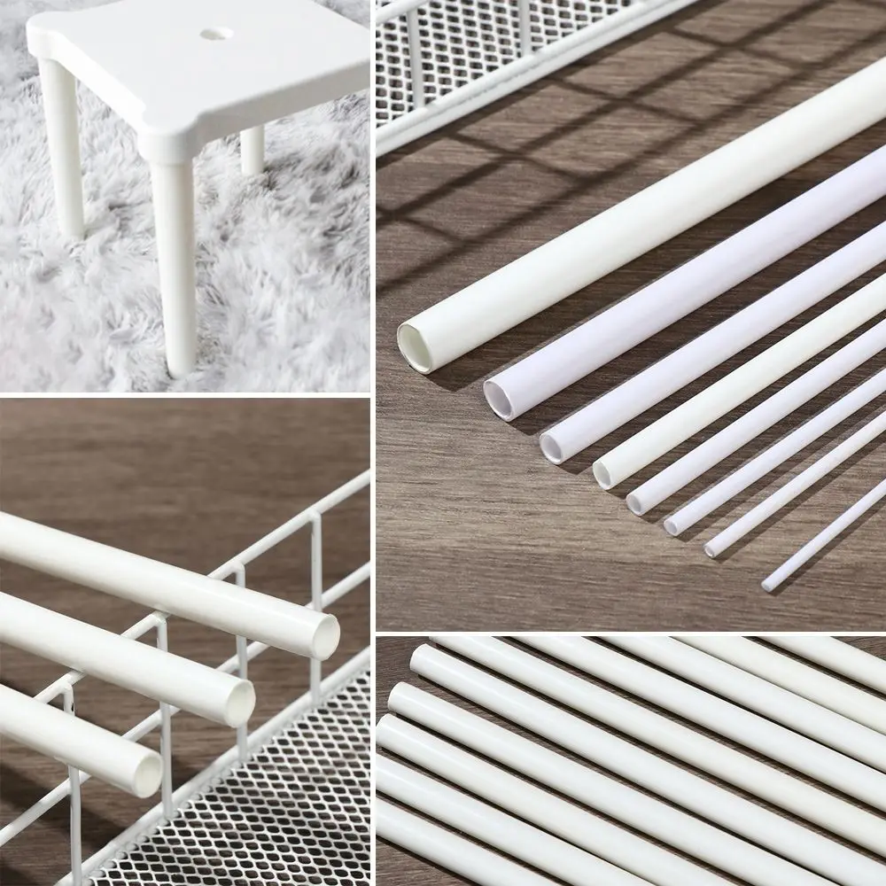

10pcs High Quality Decoration Crafts DIY 2mm~10mm Plastic Hollow Tube Model Building Tube Round Tube Sand Table Material