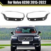 car front headlight lens glass auto shell headlamp caps lampshade head light lamp cover lampcover for volvo xc90 2015 2022