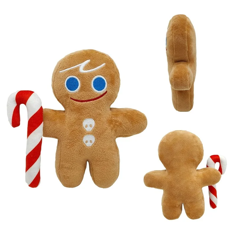 Cute Gingerbread Man Plush Doll 20CM Cookie Run Kingdom Plush Toy Baby Appease Doll Biscuits Man Pillow Gift Toys For Home Decor