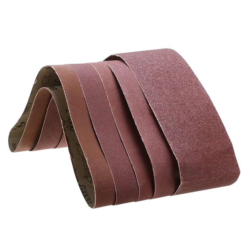 

5pcs 80 120 240 600 1000 Mixed Grit Sanding Belt Fit For Wood Grinding Metal Polishing Abrasive Tool Supplies 100*915mm